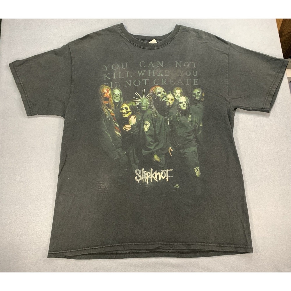 Slipknot 2007 You Can Not Kill What You Did Not Create T-Shirt XL Faded Y2K